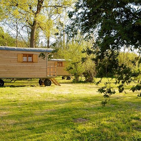 La Ferme Du Marais Poitevin - Roulotte Hotel Benet Eksteriør billede
